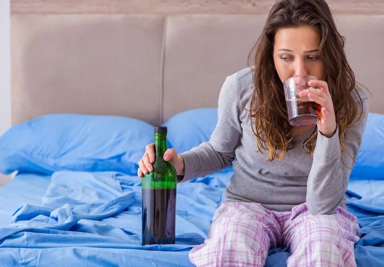 Az alkoholizmus második szakasza